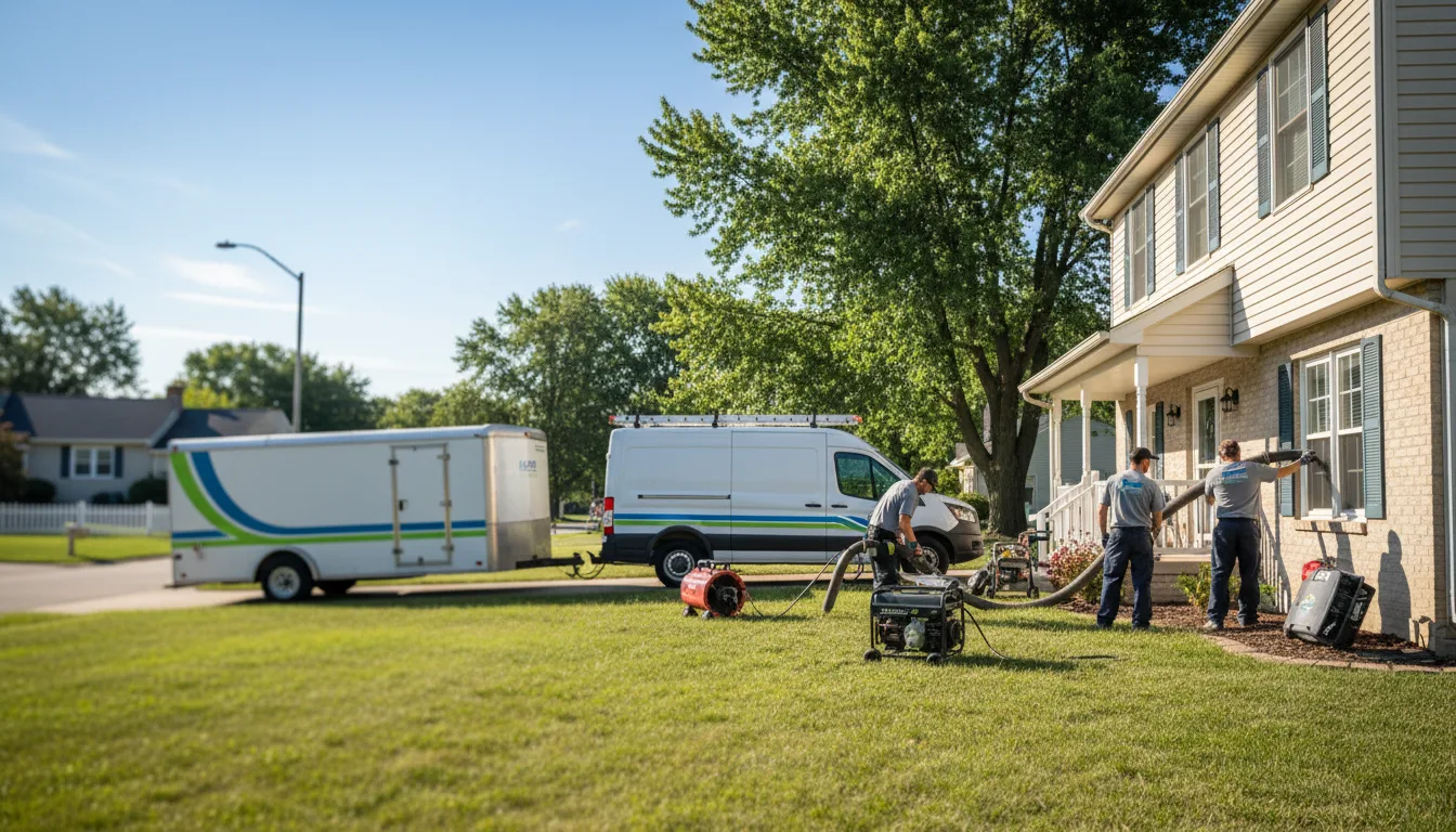 Flooded Basement Restoration And Cleanup With Repair in Plymouth, IA near me
